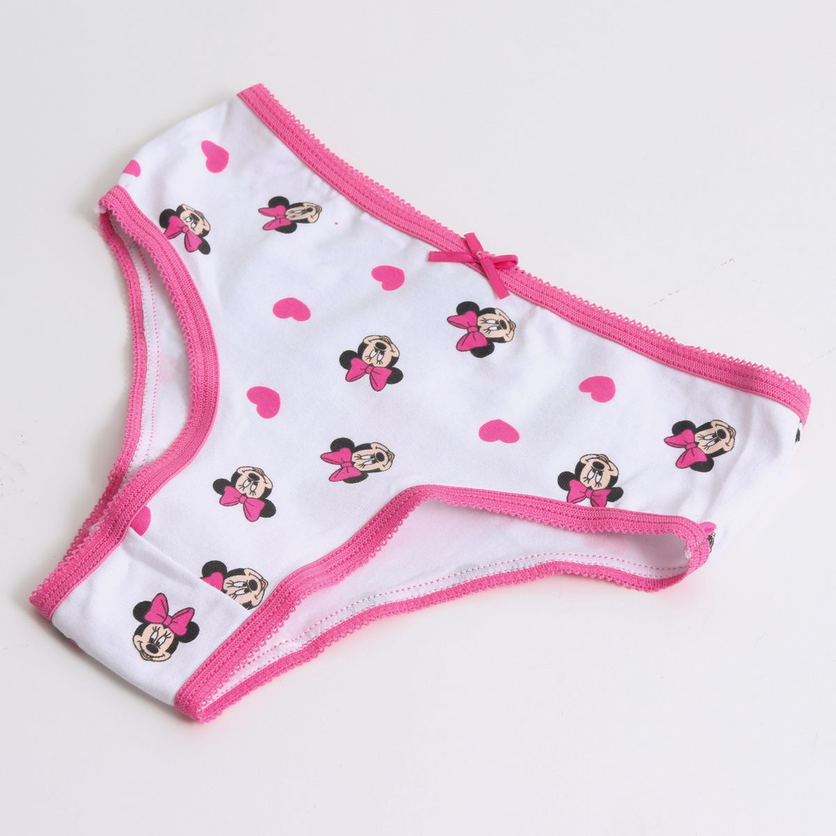 DISNEY - Tripack Calzón Niña Full Print Minnie Rosado Disney