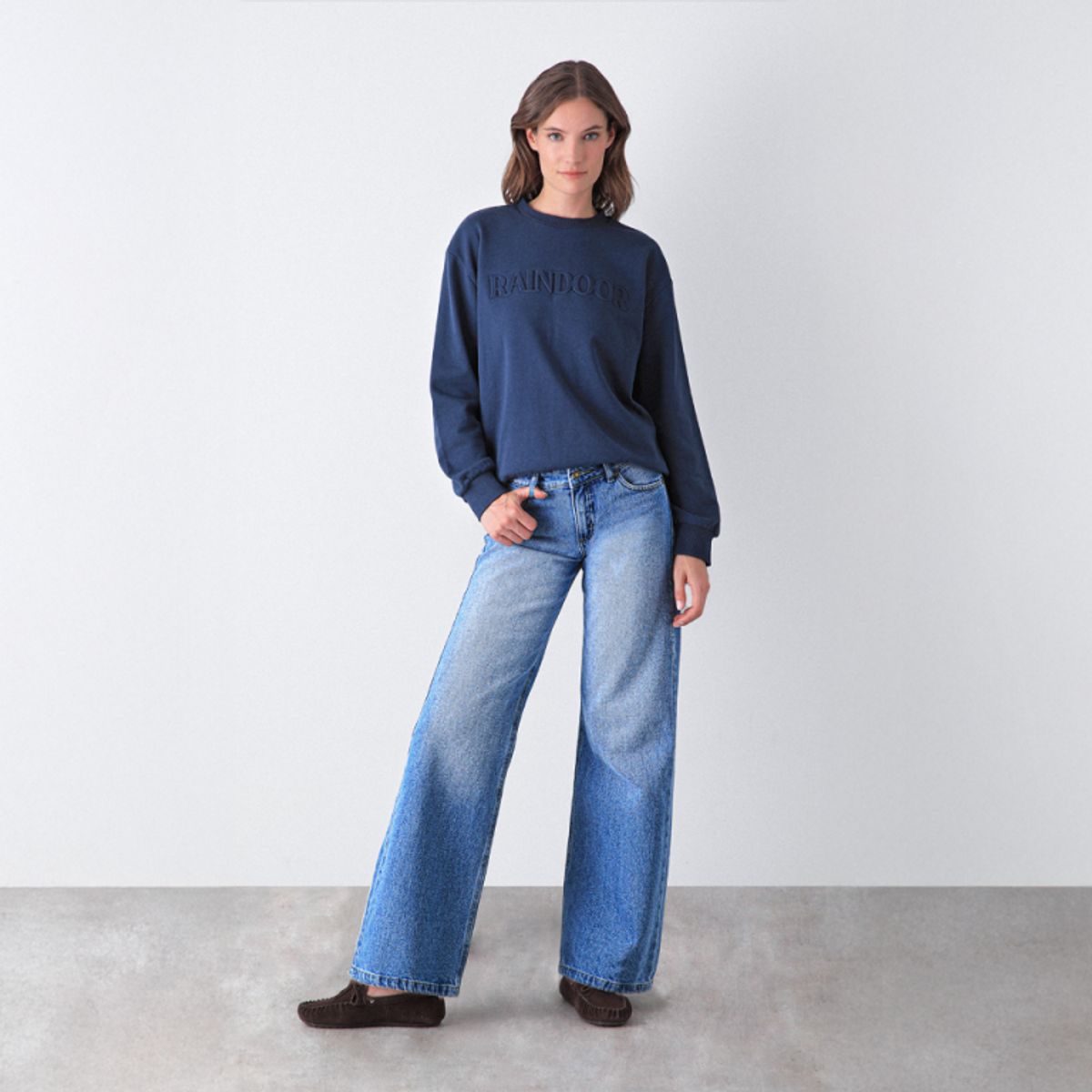 RAINDOOR - Pantalón Focalizado Azul Mujer Raindoor