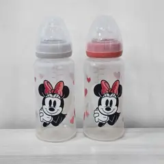 DISNEY - Set de 2 Mamaderas Boca Ancha 350ml 0M+ Minnie