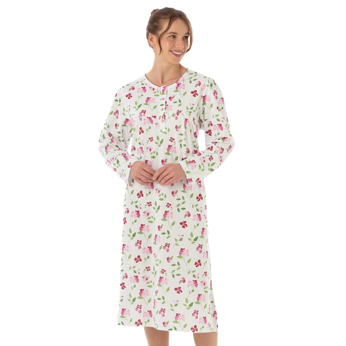 BECKIL - BECKIL COD 727 CAMISA  ALGODON ESTAMPADO, MANGA LARGA
