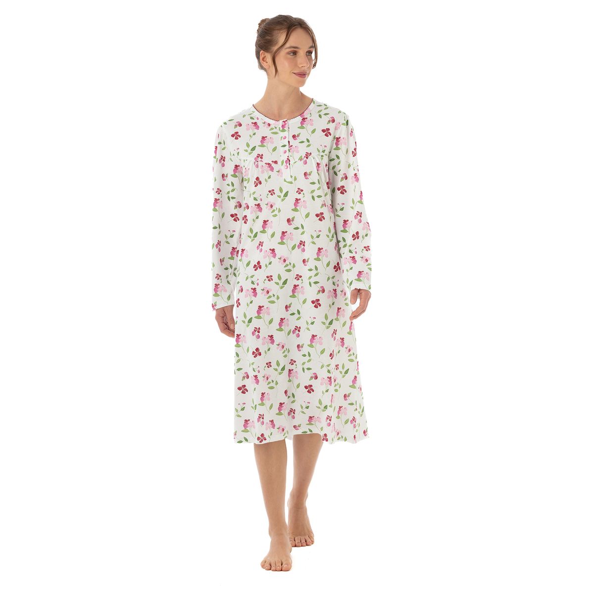 BECKIL - BECKIL COD 727 CAMISA  ALGODON ESTAMPADO, MANGA LARGA