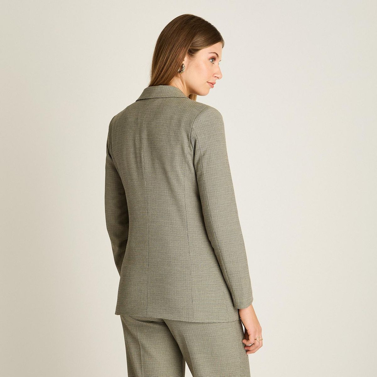 LORENZO DI PONTTI - Blazer Cruzado Mujer Gris