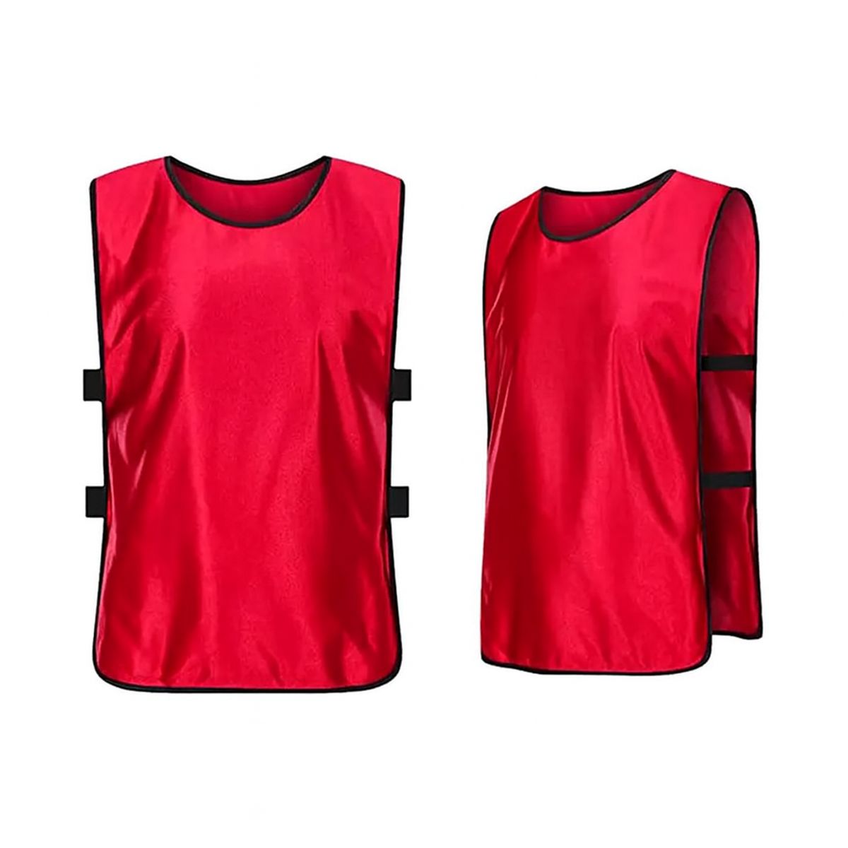 GENERICO - Pack 10 Peto Chaleco Deportivo Multiuso Para Adultos ROJO