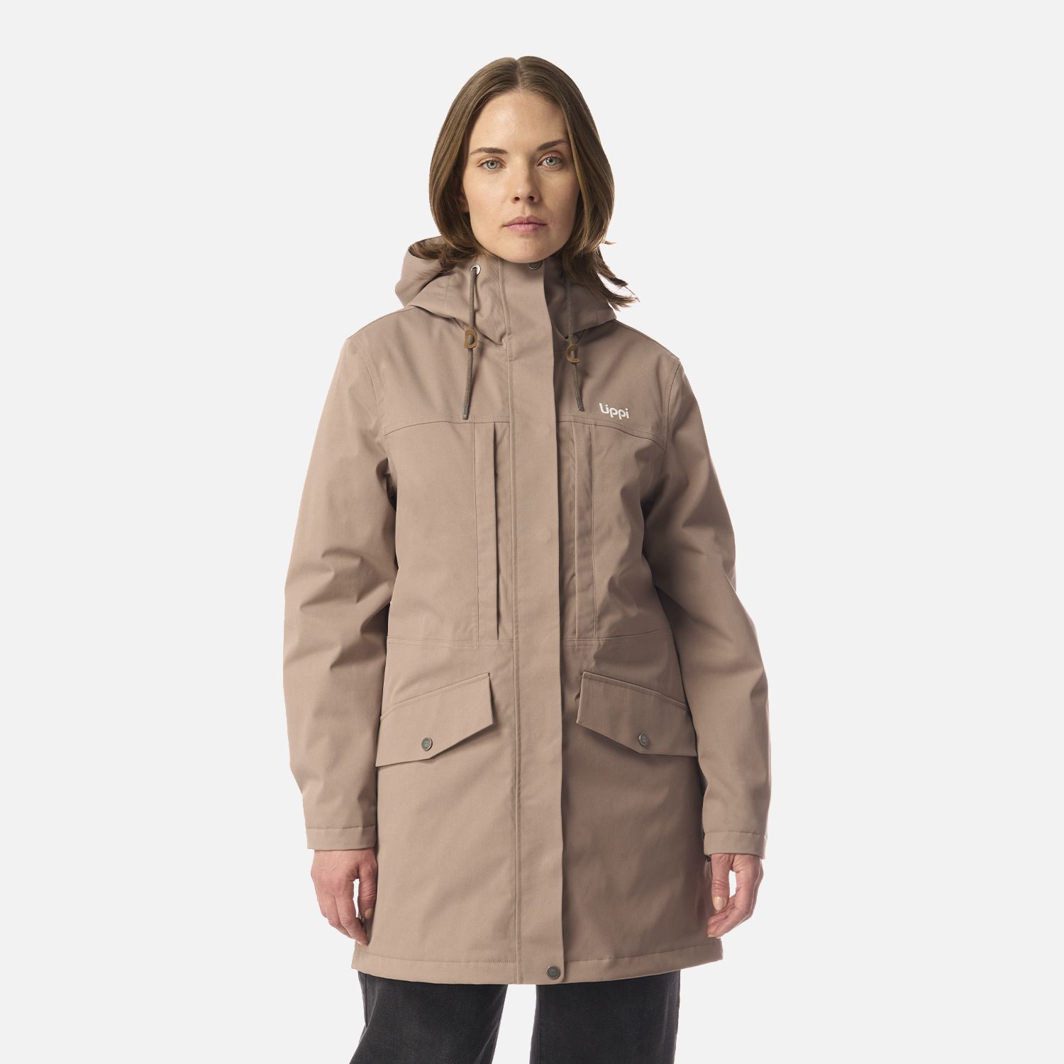 LIPPI Chaqueta Mujer DayBreak B-Dry Jacket Canela Lippi