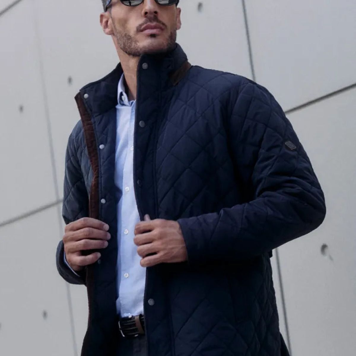 FROENS - Chaqueta Hombre Quilted Poliéster Reciclado Froens