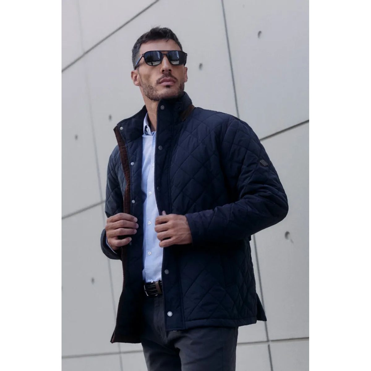 FROENS - Chaqueta Hombre Quilted Poliéster Reciclado Froens