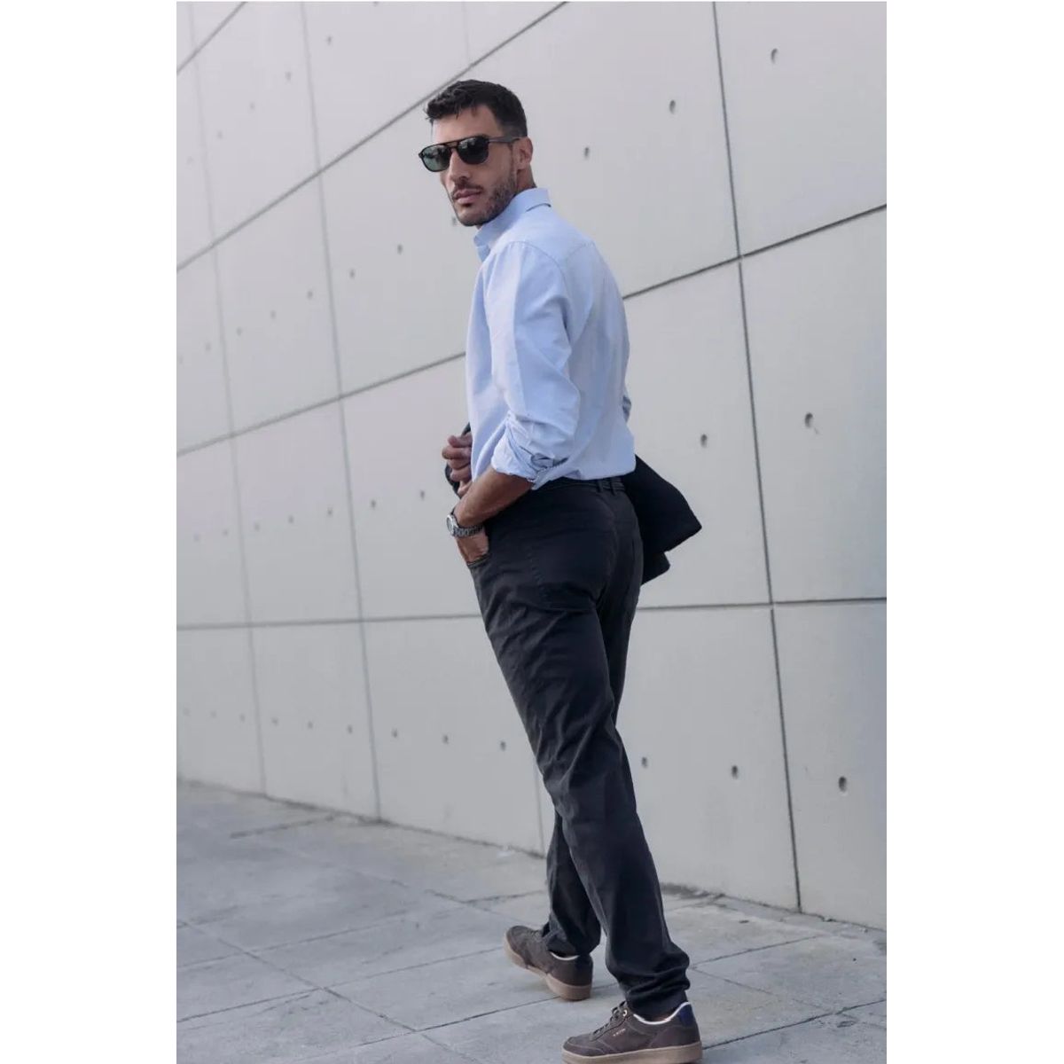 FROENS - Pantalón Hombre Shaper Algodón Orgánico Froens