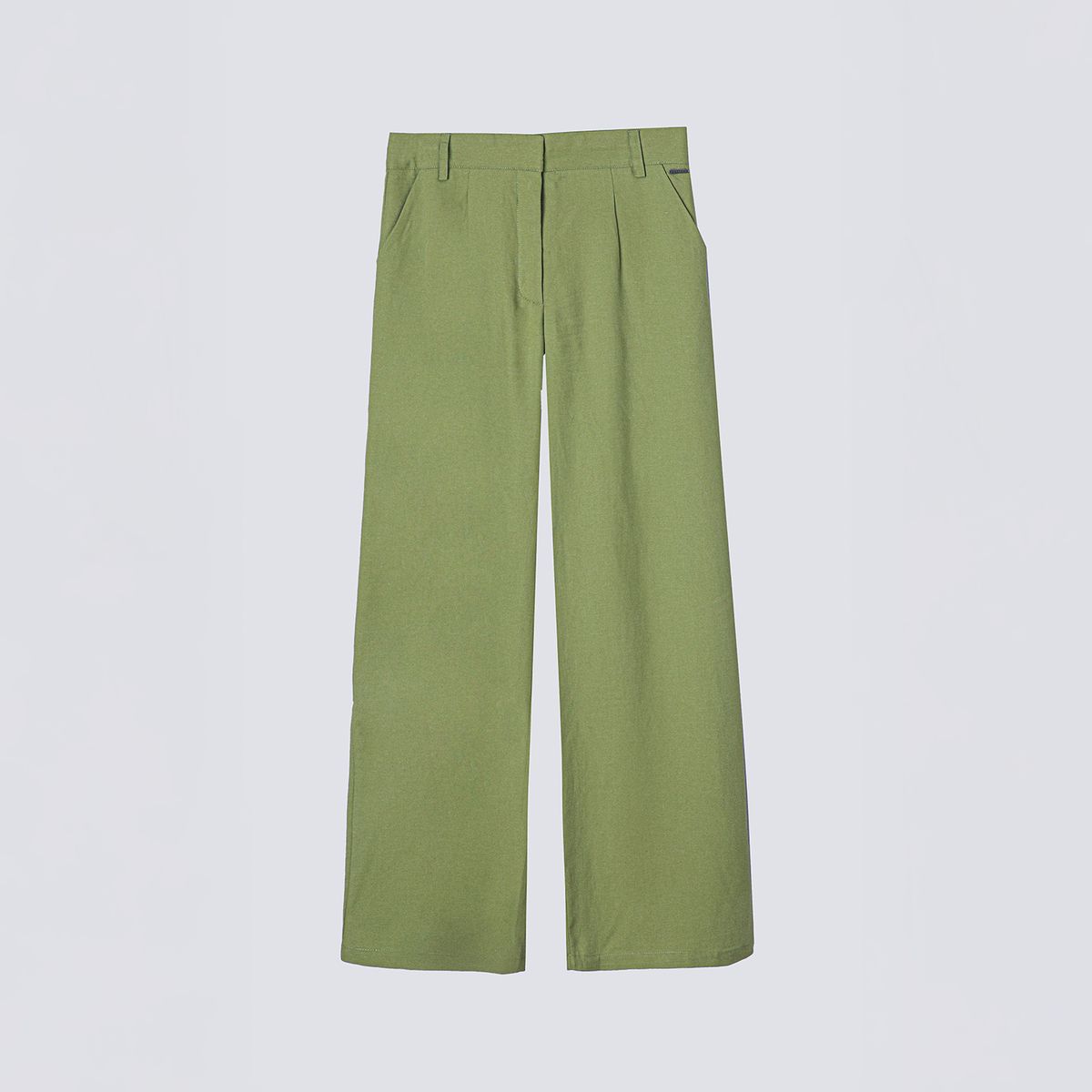 RAINDOOR - Pantalón recto verde Mujer Raindoor
