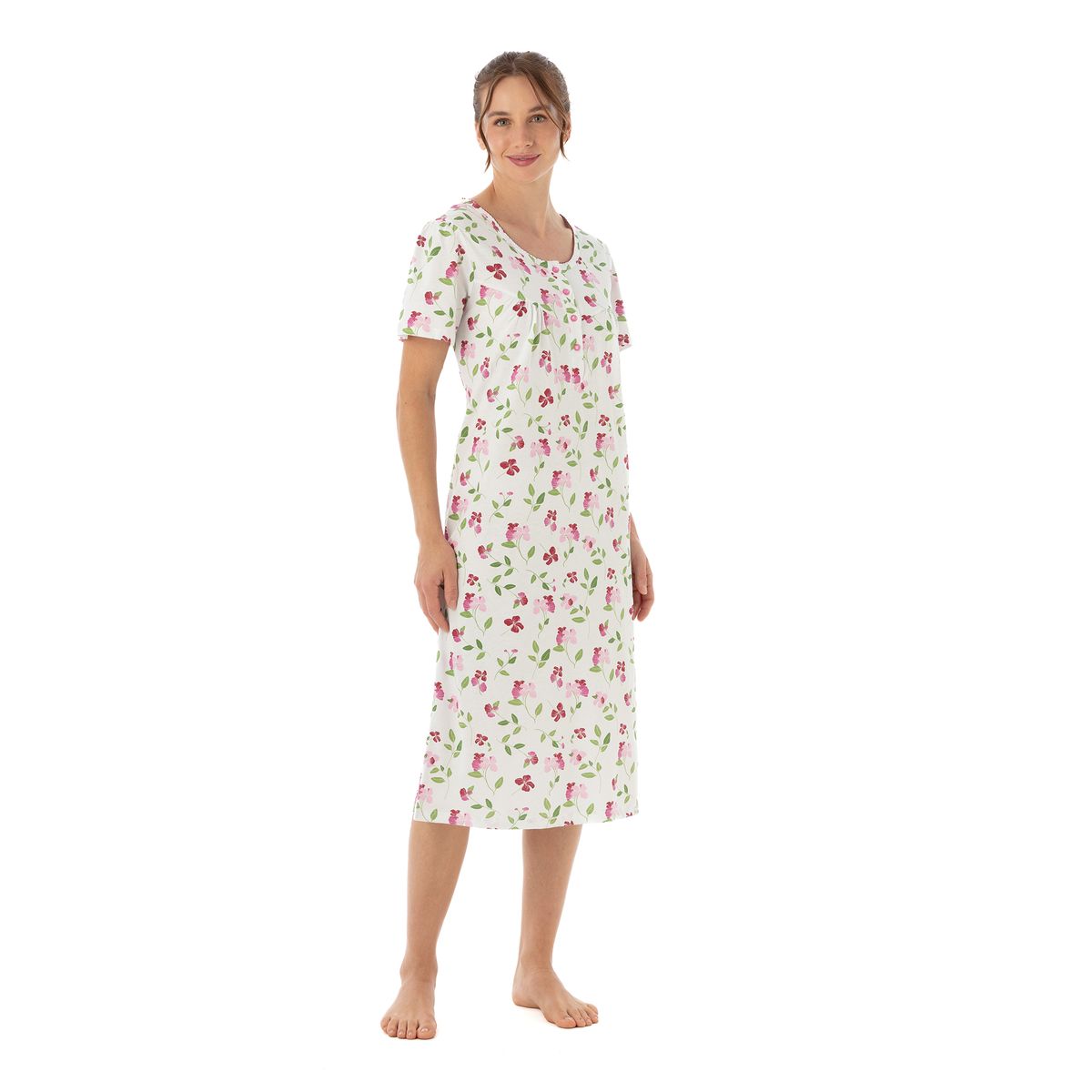 BECKIL - BECKIL COD 728 CAMISA  ALGODON  ESTAMPADO MANGA CORTA