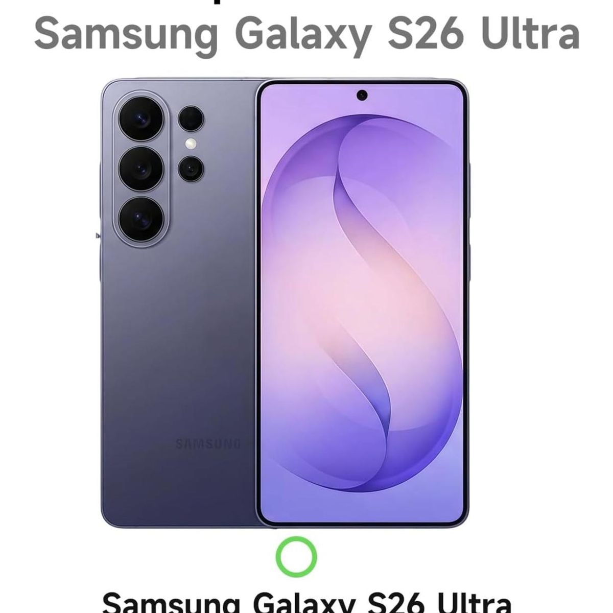 GENERICO - Carcasa para Samsung Galaxy S26 Ultra Silicona Colores - Fucsia
