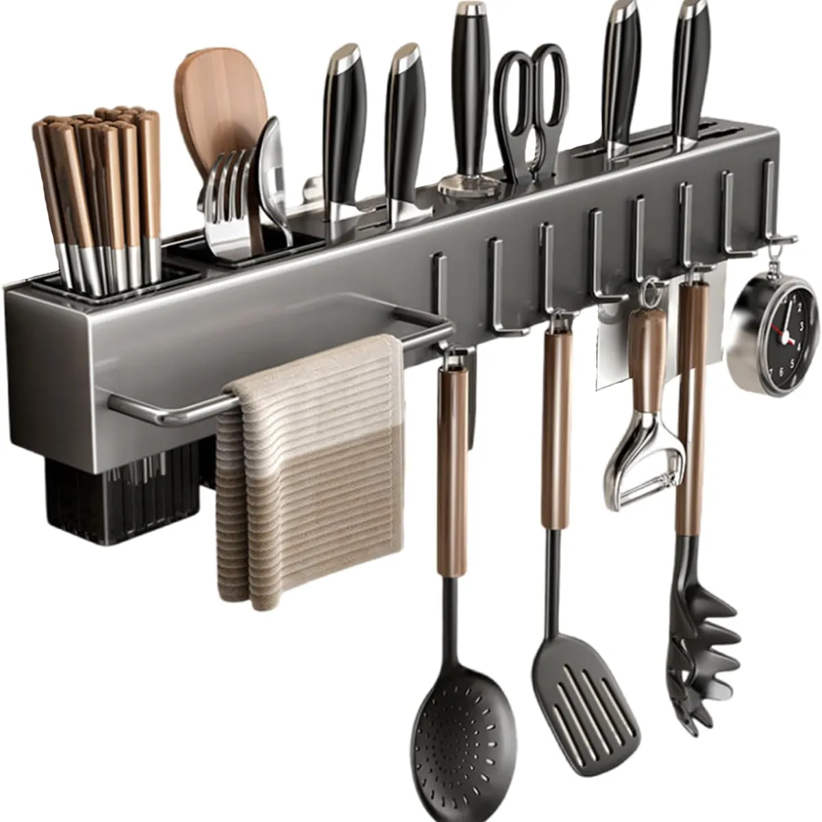 GENERICO - Estante Organizador Cocina Multifuncional Para Muro 50 Cm