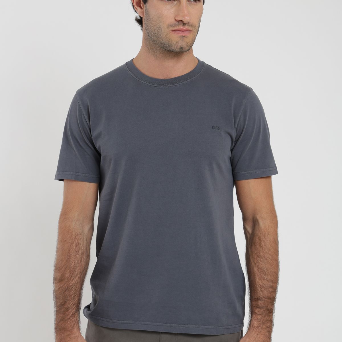 FROENS - Polera Hombre Slim Corta Algodón Orgánico Froens