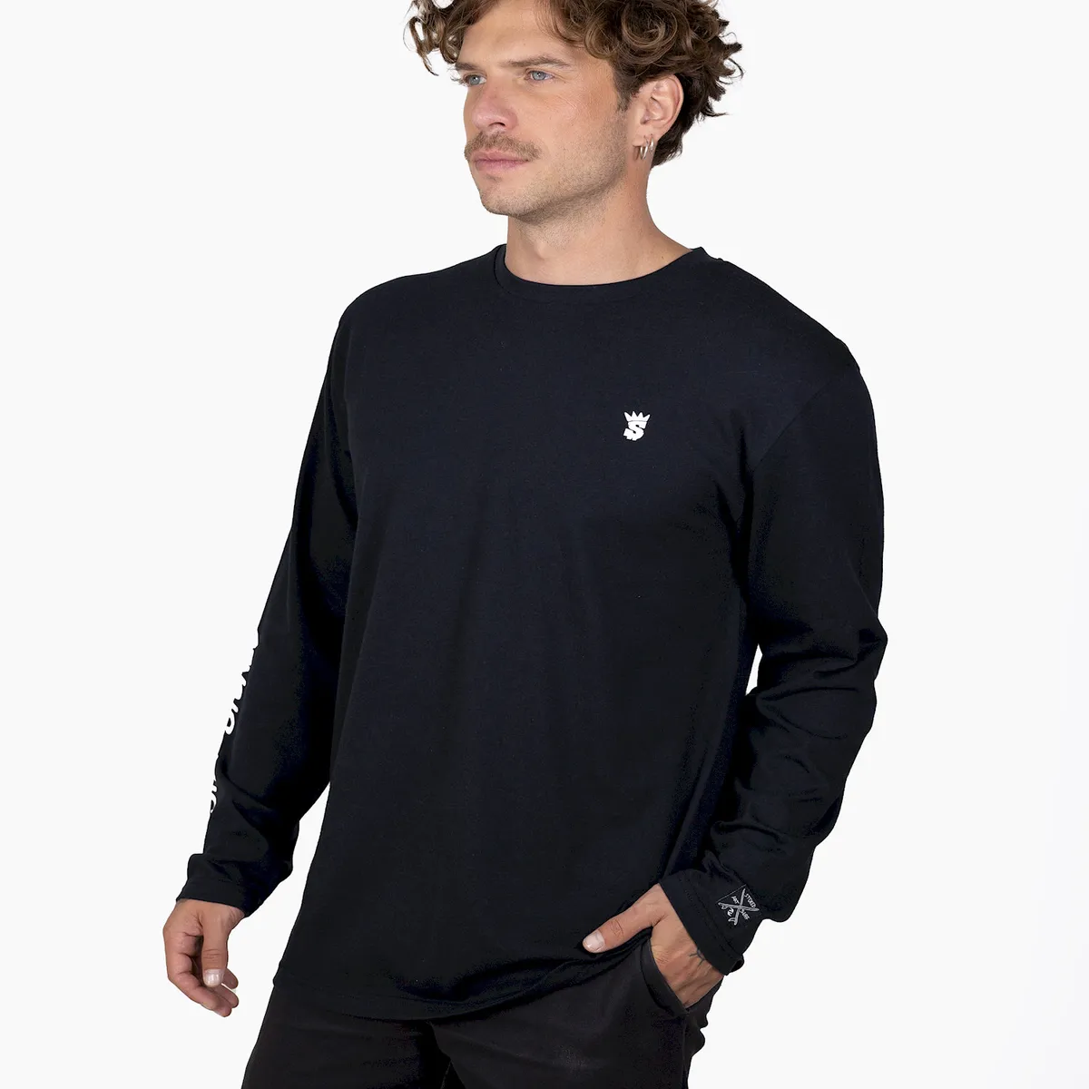 STOKED - Polera Hombre Logo Negro Stoked