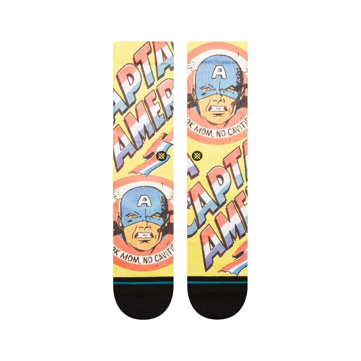 STANCE - Stance Sock Men Captain America No Cavities Yellow
