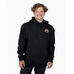 STOKED - Poleron Hombre Rainbow Negro