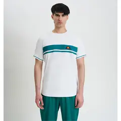 ELLESSE - POLERA HOMBRE TYLER BLANCO/VERDE