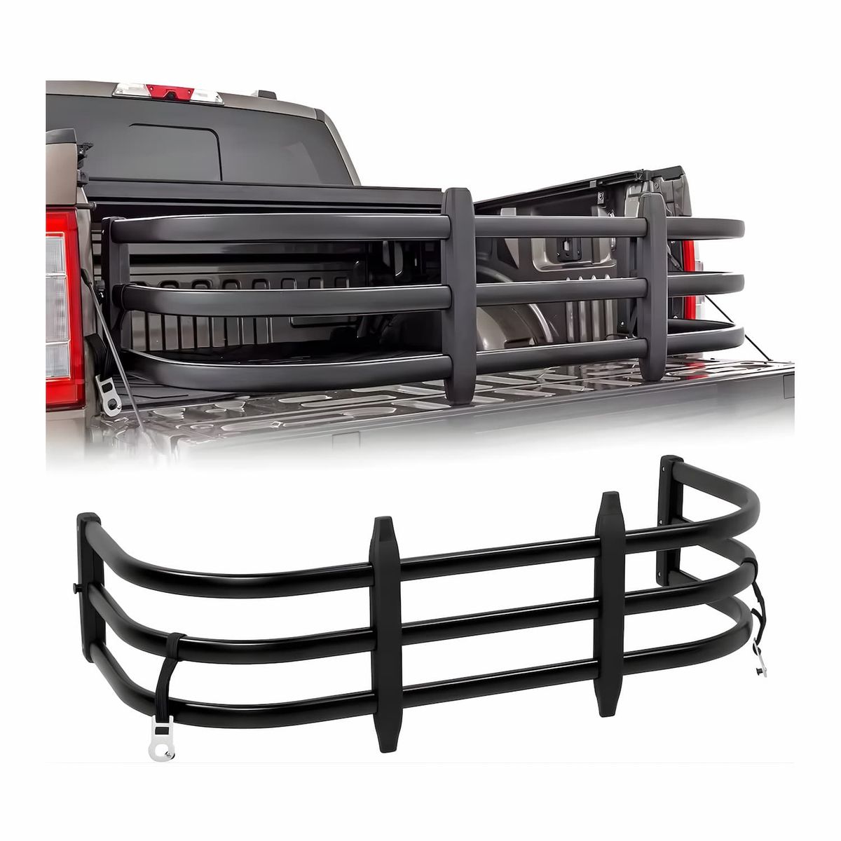 GENERICO - Extensor de Pick Up Ajustable de Aluminio 132163 cm  Compatible Ford F-150 y Chevrolet