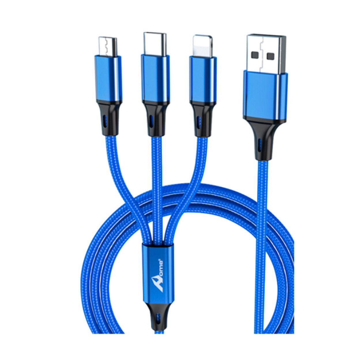 GENERICO - Cable de carga multiple  Usb A / Micro , TIPO-C