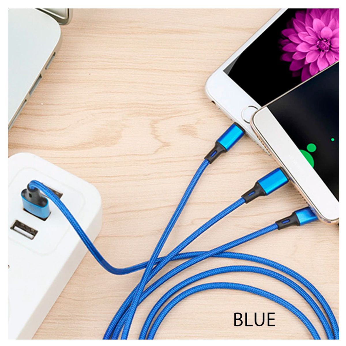 GENERICO - Cable de carga multiple  Usb A / Micro , TIPO-C