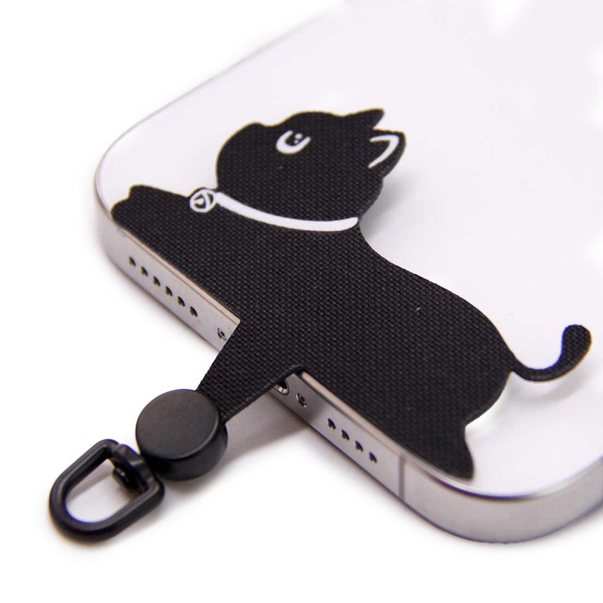 GENERICO - Pack 10 gancho adaptadores para correa strap celular animales cute
