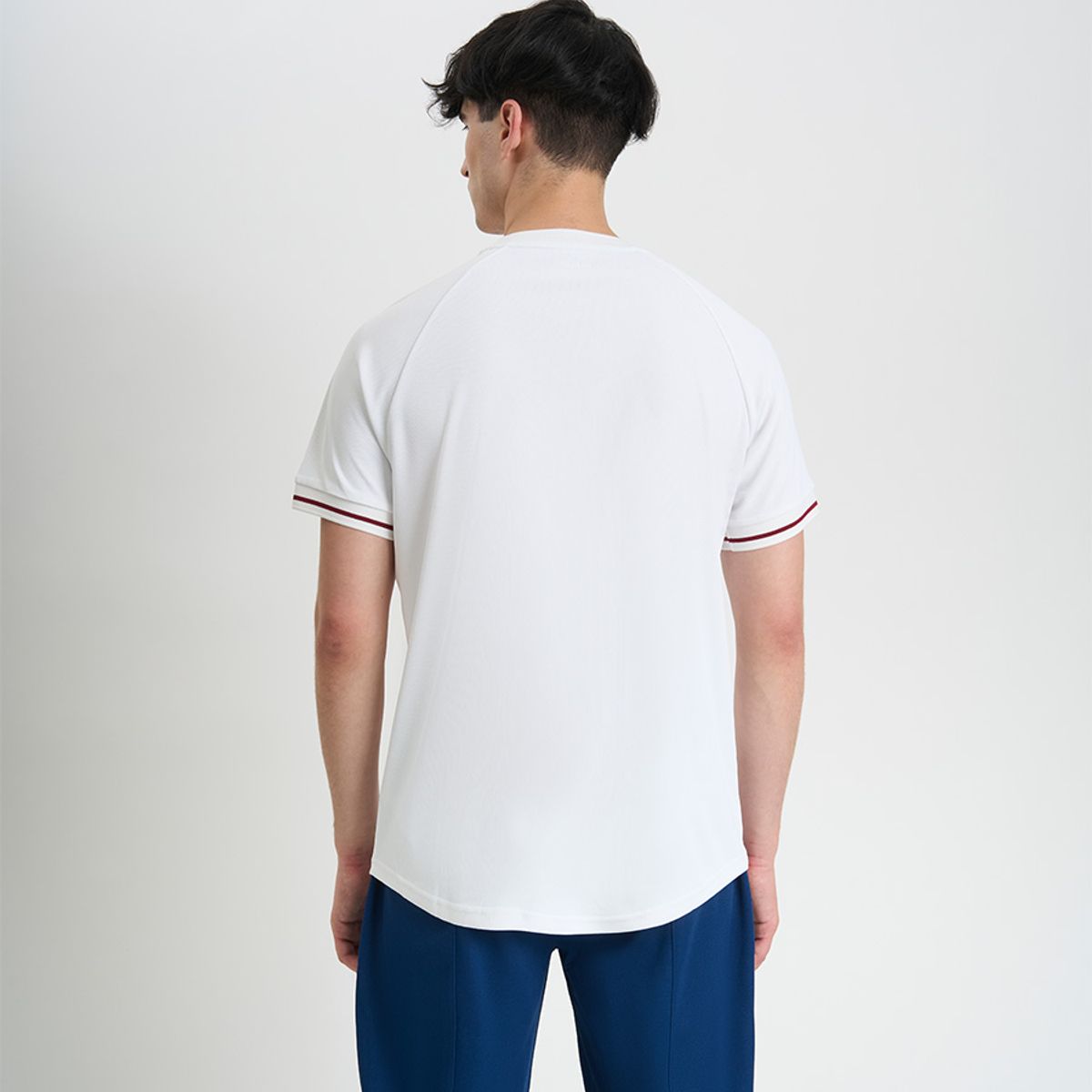 ELLESSE - POLERA HOMBRE ELLESSE TYLER BLANCO/ROJO