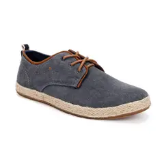 CARDINALE - Alpargatas Hombre Textil Con Cordones Vallarta-0-03 Gris