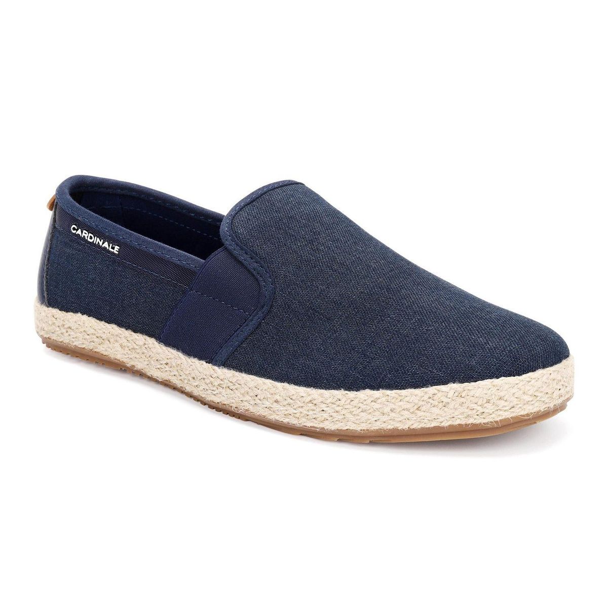 CARDINALE - Alpargatas Hombre Textil Vallarta-3-01 Azul