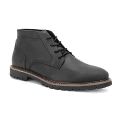CARDINALE - Botines Hombre Cuero Kensington-6-02 Negro