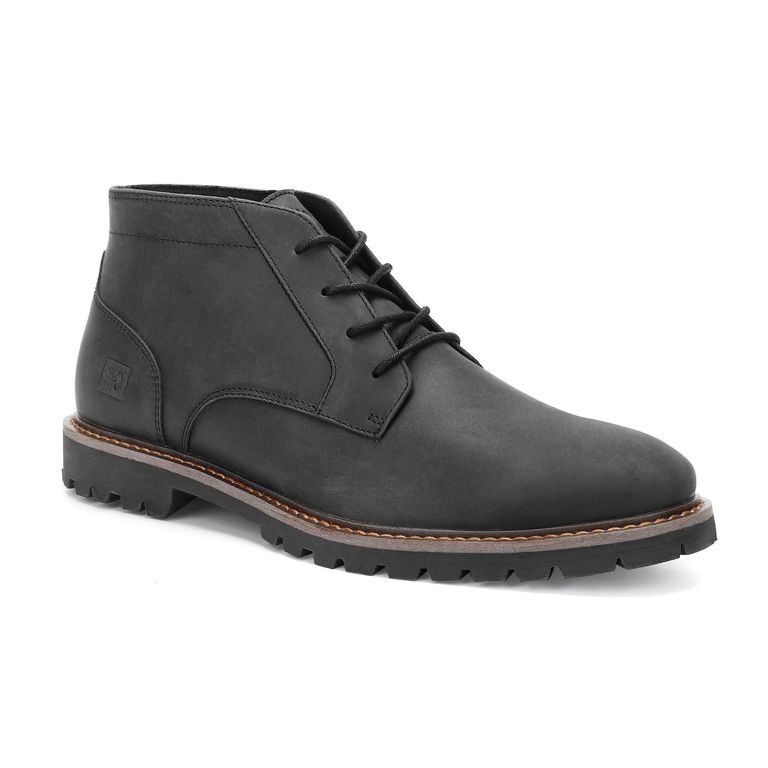Botines Hombre Cuero Kensington-6-02 Negro