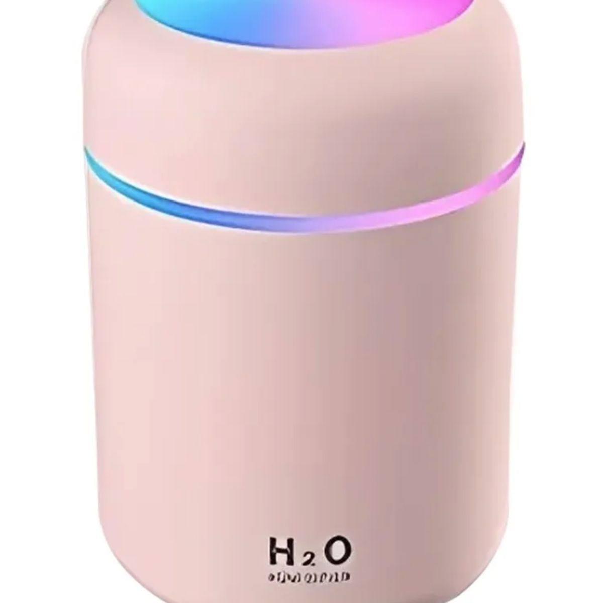IRM - Humidificador USB Portátil EPM Home 300ml LED Rosa Claro Difusor Aromático