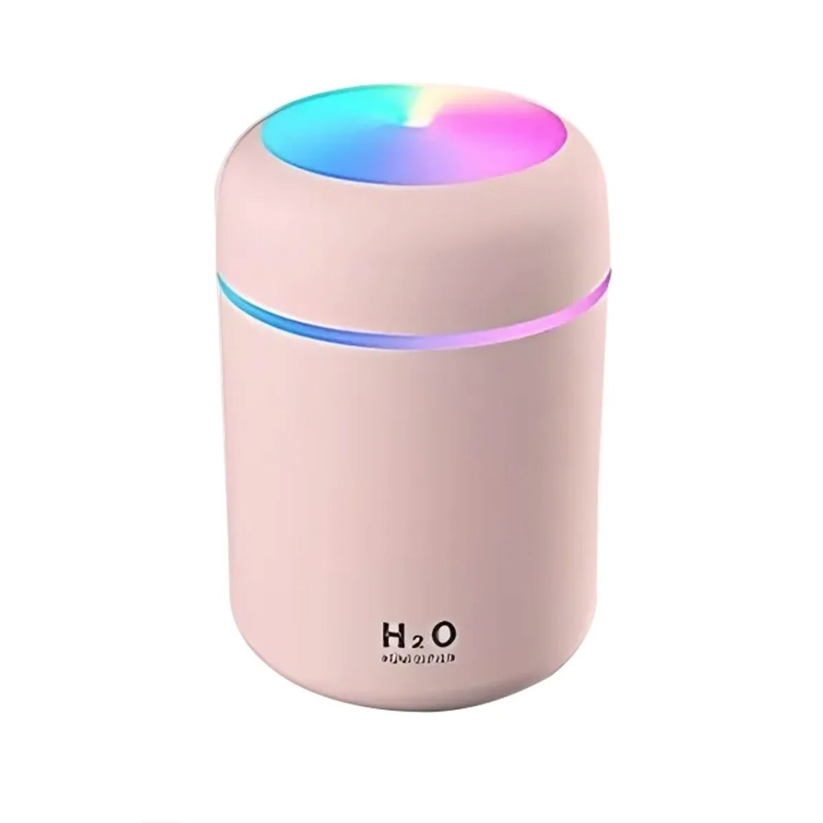 IRM - Humidificador USB Portátil EPM Home 300ml LED Rosa Claro Difusor Aromático