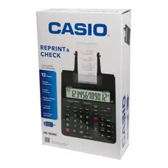 CASIO - CALCULADORA HR100R CON ROLLO PAPEL TRABAJO LIVIANO