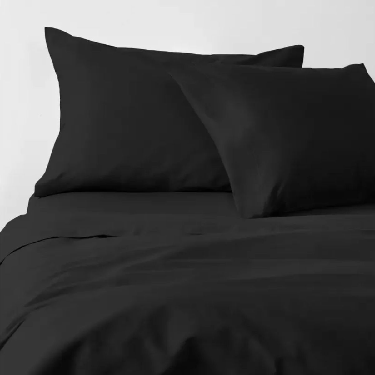 CANNON - Sabana 2 plazas 200 Hilos Ec Cannon 100 % Algodón NEGRO