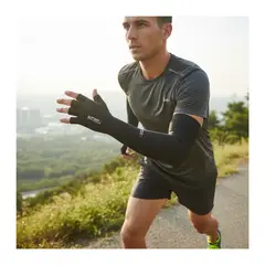 EKOL TACTICA MILITAR - Mangas Compresión Brazo Camuflaje UV Invierno Talla Única Color Negro