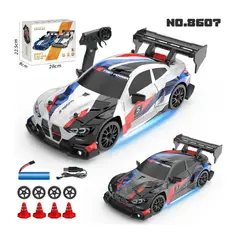 GENERICO - Auto Rc Drift 4x4 A Control Remoto Escala 124 Negro Rc Bmw Model Car