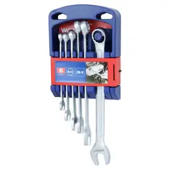 WORKPRO - JGO LLAVES PUNTA Y CORONA 6 PZS WP202501