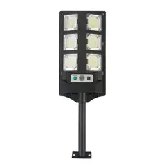 GENERICO - Foco Reflector Solar De Alumbrado Público 600W Máxima Potencia Negro Blanco Frío