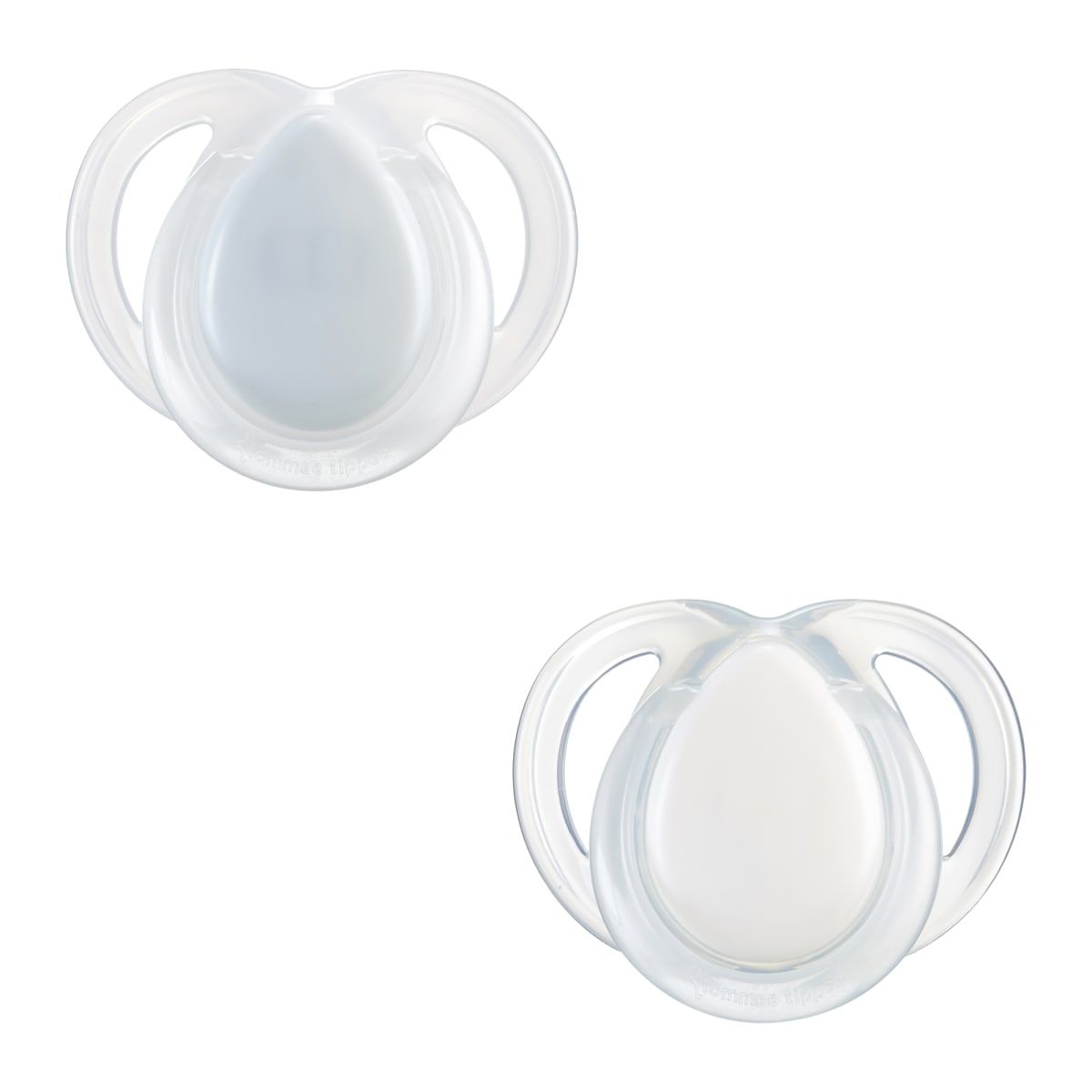 TOMMEE TIPPEE - CHUPETE DE SILICONA NIGHT TIME 2 UNIDADES 0-6 MESES BRILLA EN LA OSCURIDAD BLANCO