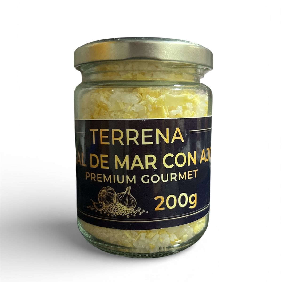 GENERICO - Sal de Mar Terrena Premium con Ajo de 200 gramos