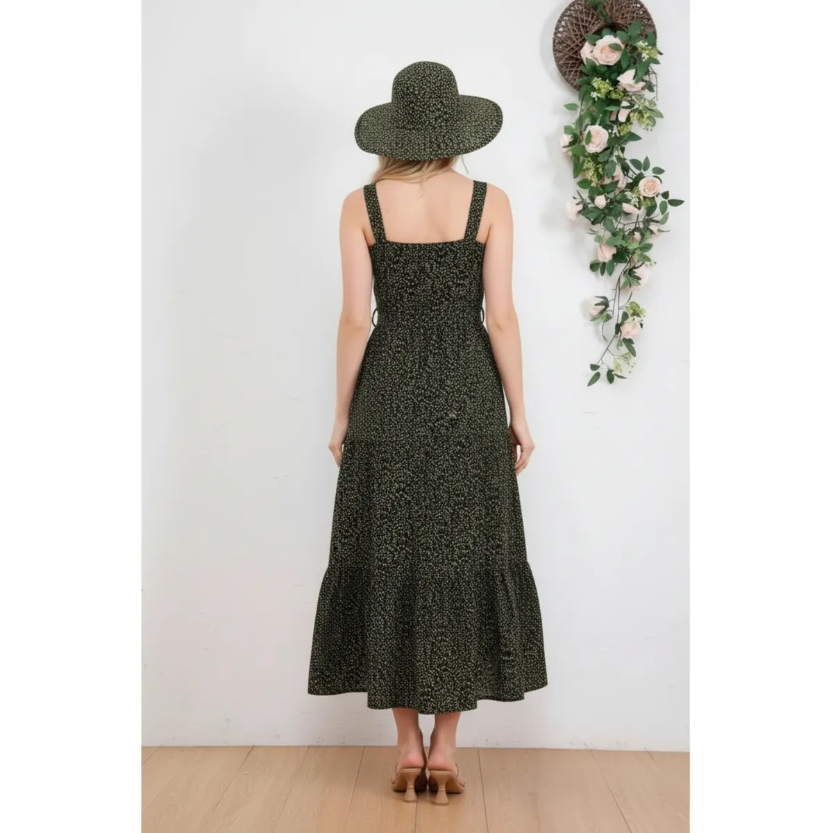LIKE SHOP - Maxi Vestido Verano Largo Mujer Floral Pabilo A1092