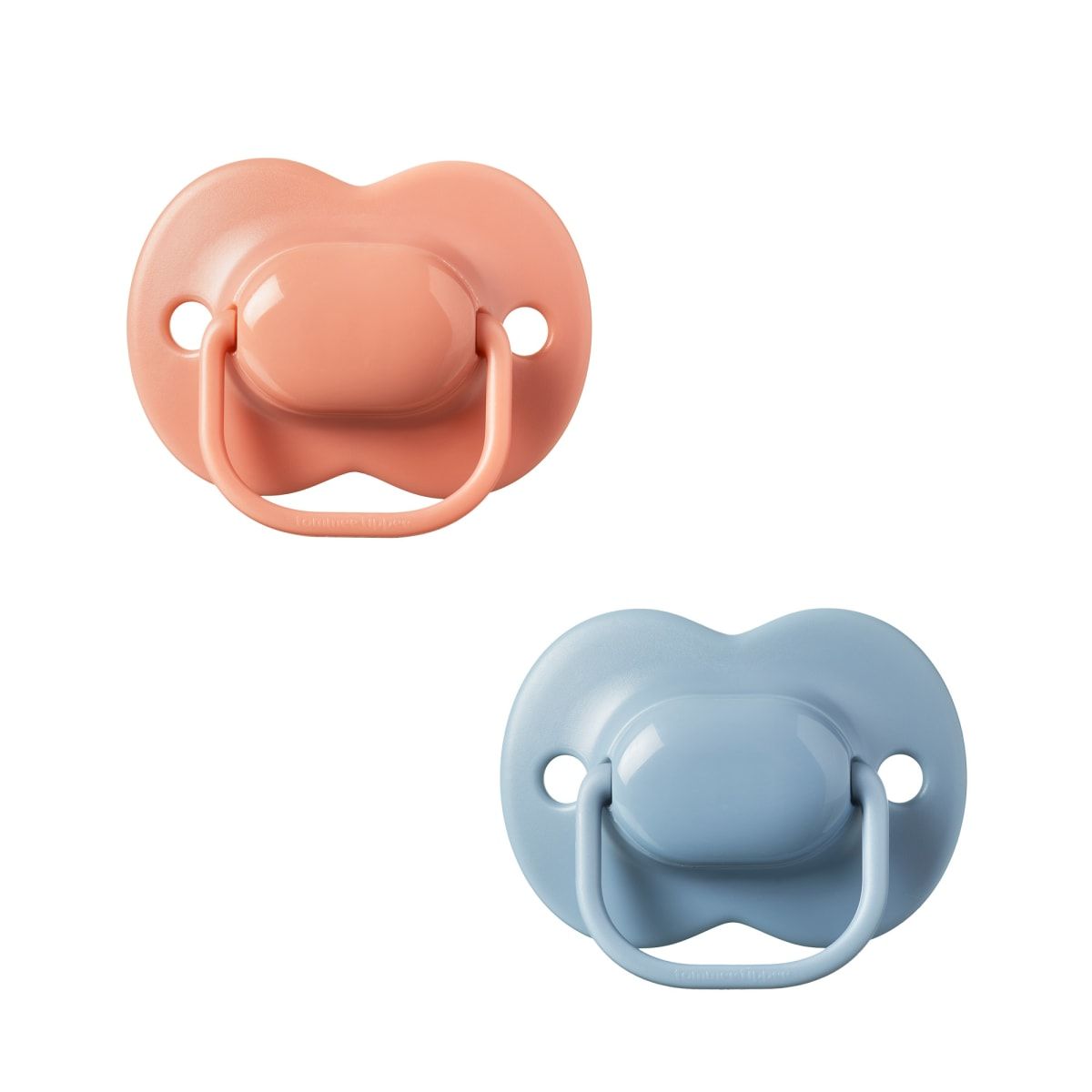 TOMMEE TIPPEE - CHUPETE NATURAL LATEX 2 UNIDADES 6-18 MESES TETINA FORMA CHERRY ROJO-AZUL