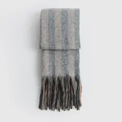 LOUNGE - Bufanda Alto Invierno Líneas Flecos