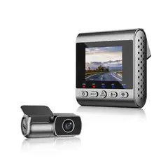 SJCAM - Set Dual Cámara Para Vehículo Frontal 4K Trasera 1080p Gran Angular GPS WiFi Ajustable M60 2CH