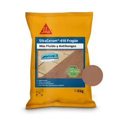 SIKA - Sikaceram 610 Fragüe Para Cerámicos Café Claro 5kg