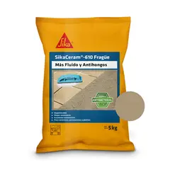 SIKA - Sikaceram 610 Fragüe Para Cerámicos Almendra 5kg