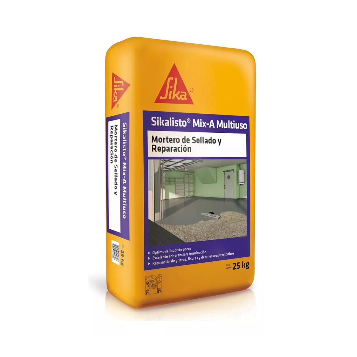 SIKA - Sikalisto Mix-a Multiuso Mortero Sellado Y Nivelación 25 Kg