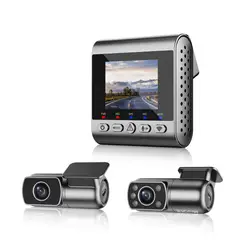 SJCAM - Set Triple Cámara Para Vehículo Frontal 4K Trasera Interior 1080P M60-3CH
