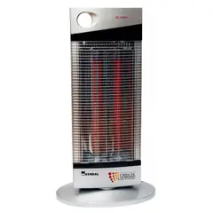 KENDAL - CALEFACTOR CON EFECTO LUMINOSO FIBRA CARBONO NSB120K6