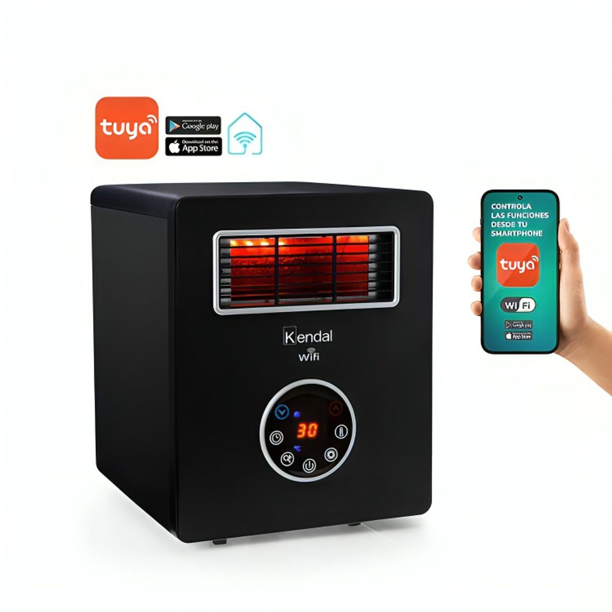 KENDAL - CALEFACTOR POR CONVECCION KENDAL KPCH05A INFR.PTC WIFI