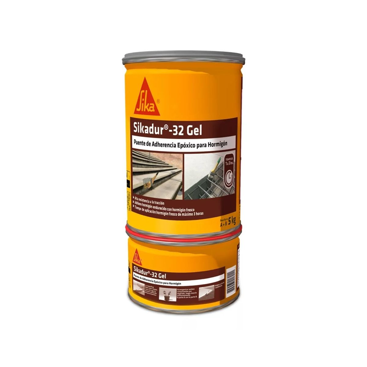 SIKA - Sikadur 32 Gel Adhesivo Epóxico Estructural 5 Kg